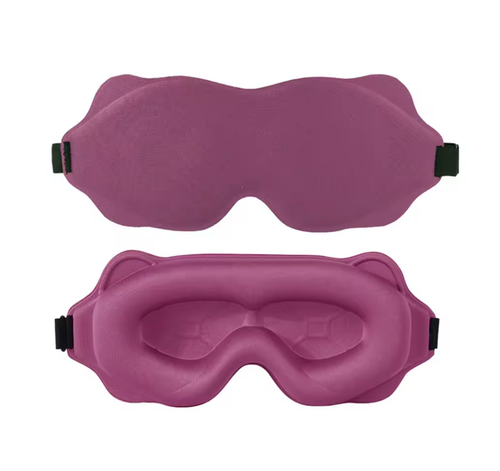 3D Sleeping Mask Block Out Light Sleep Mask For Eyes Soft Sleeping Aid Eye Mask - Picture 17 of 17