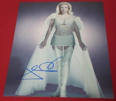 January Jones Signed X Men First Class Emma Frost Promo 8x10 Photo