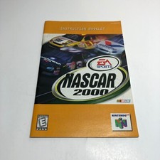 Nascar 2000 Instruction Booklet ONLY Nintendo 64 N64 Original