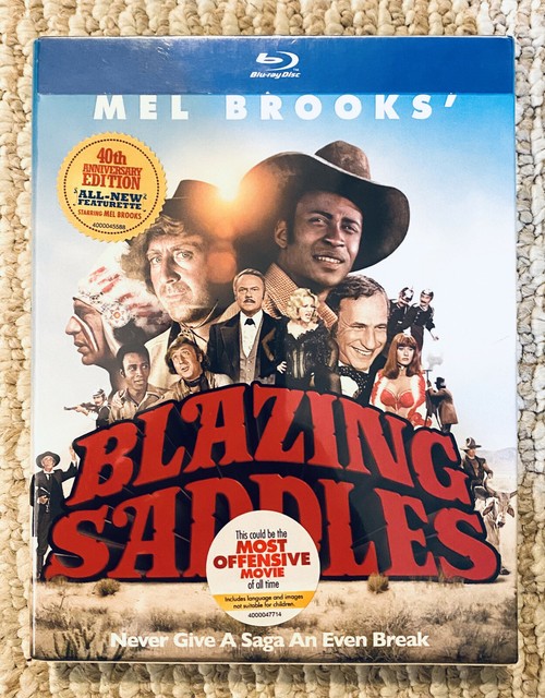 Blazing Saddles (Bluray Disc, 2014, 40th Anniversary) for sale online