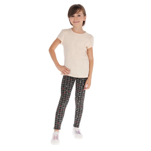 Girl's Warm Thick Fleece Lined Leggings Kids Uniqe Christmas Patterns Pants FS69 - Picture 91 of 93