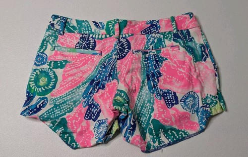 Lilly Pulitzer Shorts Women's 6 Multi Color Callahan Stretch Geometric - Picture 2 of 7