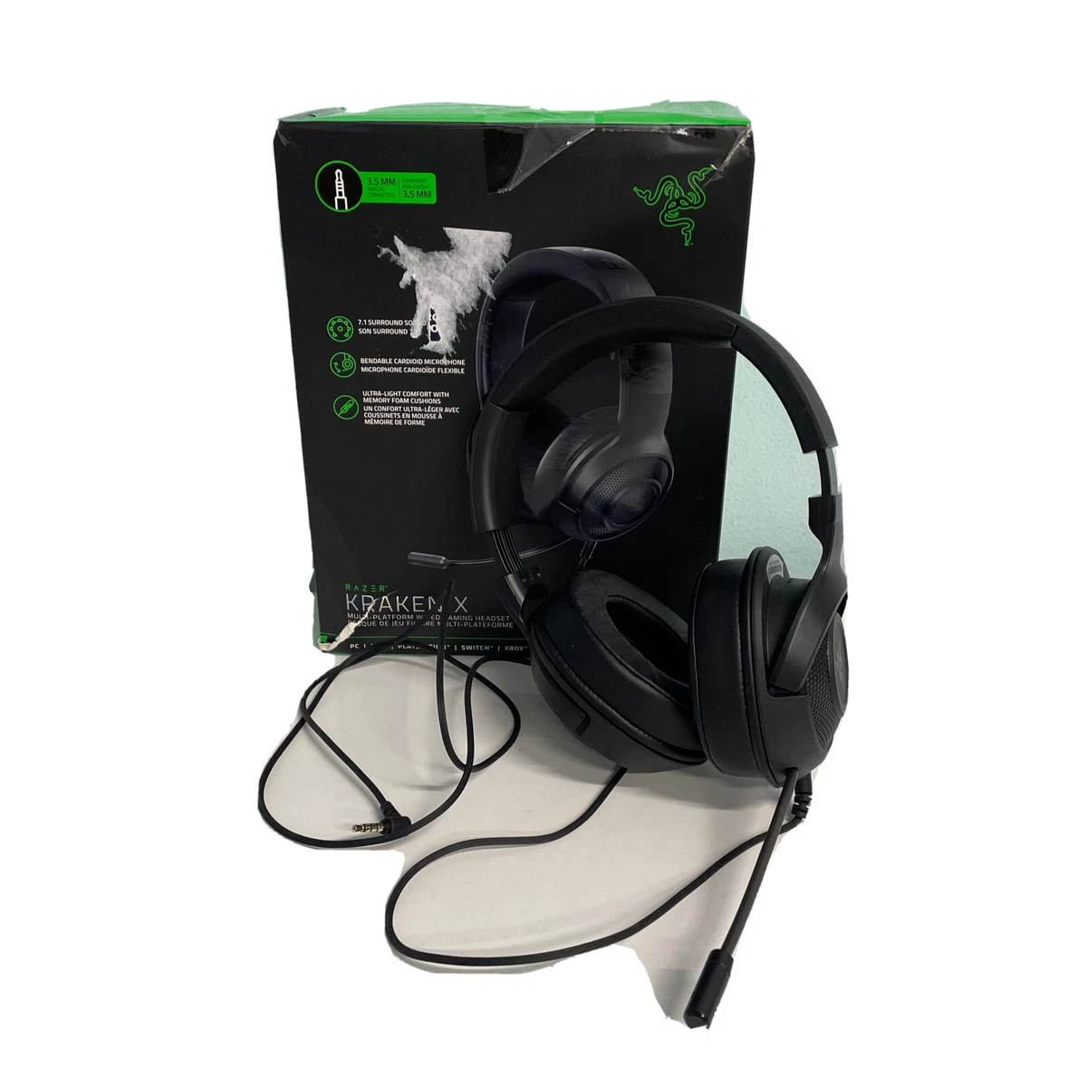 mayor Buque de guerra garra Razer Kraken X Ultralight Gaming Headset: 7.1 Surround Sound Capable Return/WORK | eBay mayor Buque de guerra garra Razer Kraken X Ultralight Gaming Headset: 7.1 Surround Sound Capable Return/WORK | eBay