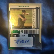 2022 KYLE MULLER Panini Contenders Draft Ticket AUTO /50 SSP