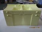 Vtg MARX Dollhouse Plastic Furniture 1960s 2 pc Hutch & Kitchen sink — photo 8