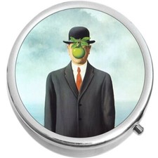 Rene Magritte Son of Man Medicine Pill Box