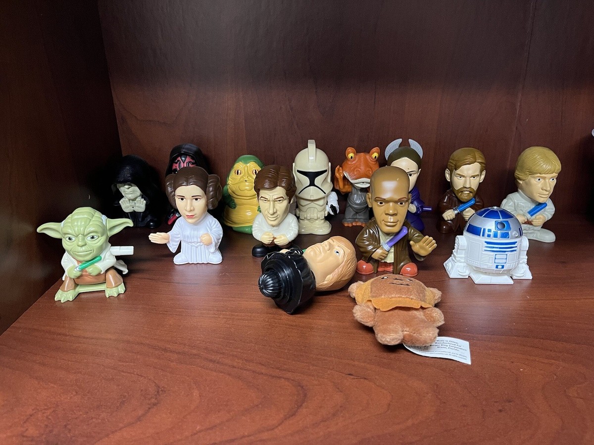 Lot of 15 Burger King 2005 Star Wars Episode I Toy Figures