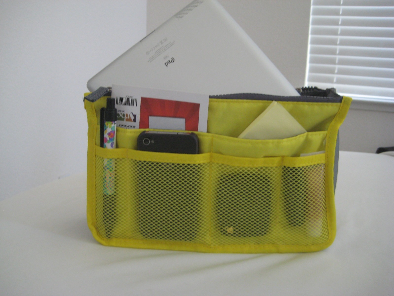 Women Lady Travel Insert Handbag Organiser Purse Large Liner Organizer