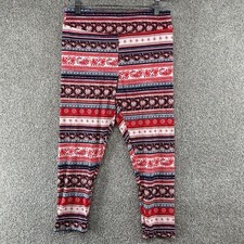 Time and Tru Women's Leggings Size Medium Multicolor Elastic Waist Pull On