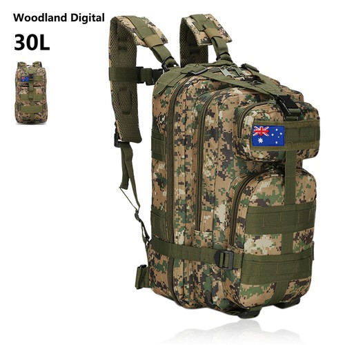30L/40L/80L Military Camping Tactical Backpack Rucksack Travel Hiking Army Bag - Picture 40 of 131