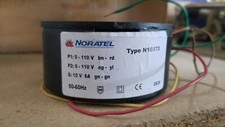 Noratel Toroidal Transformer 110V N10373 110V to 6V