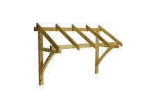 Cheshire Mouldings Flat Roof Door Porch Canopy Pine