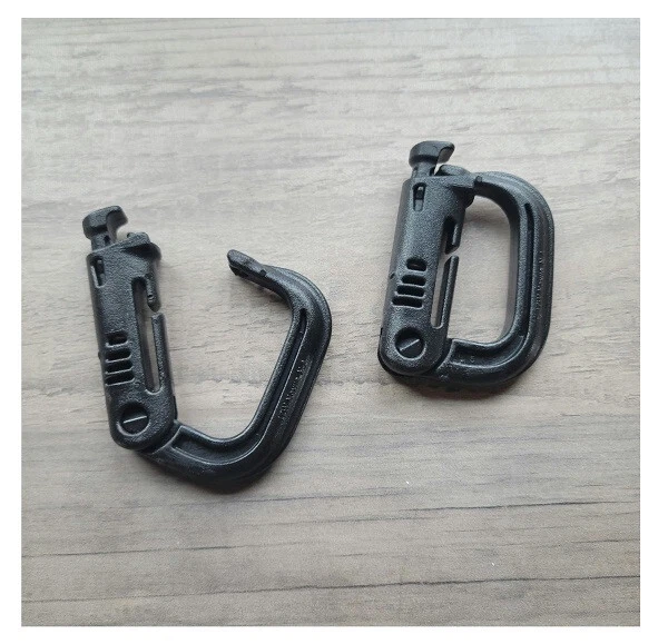 Maxpedition ITW - NEGRO - Grimloc - Mosquetón plástico polímero - Paquete de 2 - NUEVO Foto 2 de 4