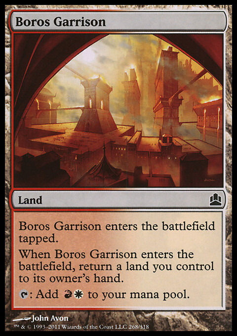MTG Magic the Gathering Boros Garrison (268/320) Commander LP