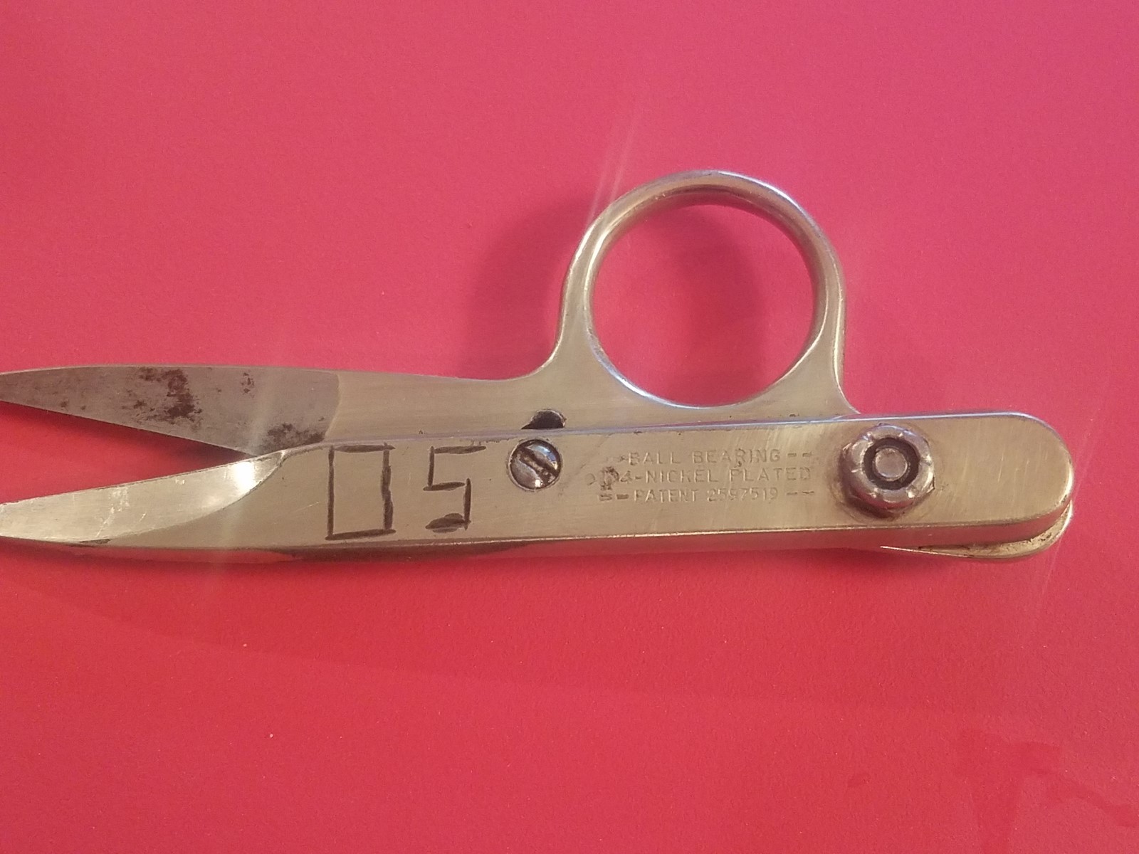 VINTAGE GOLD SEAL ALL METAL BALL BEARING THREAD NIPPER SCISSOR eBay