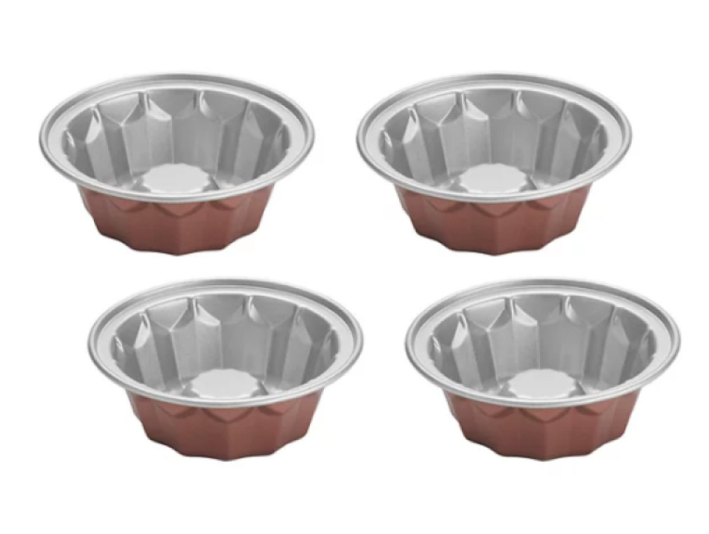 Cuisinart Mini Bundt Pans 4 1/2" Set of 4 NonStick Lifetime Warranty