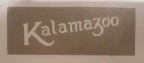 Vintage Gibson KALAMAZOO LOGO STENCIL 1930s -1940s - Kg11, KG14, KG etc