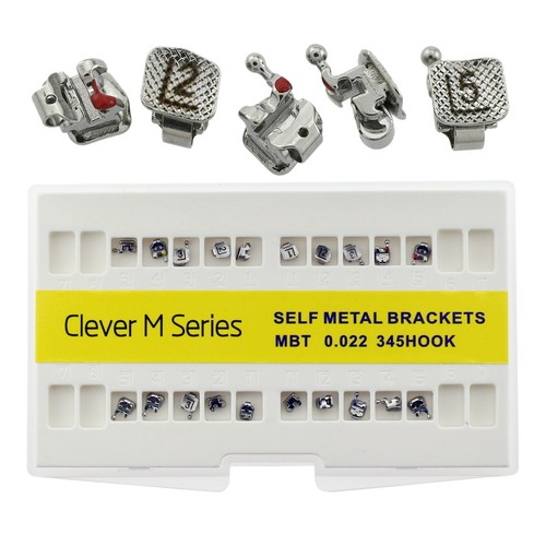 Clever M Orthodontic Self Ligating Bracket Interactive Metal MBT Roth 022 345W/H - 第 25/36 張圖片