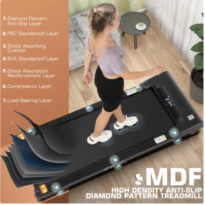 ANCHEER Walking Pad Under Desk Treadmill 250lb Weight Capacity,