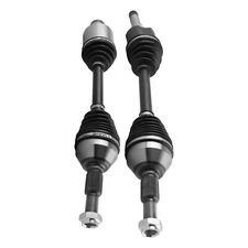 Pair CV Axle Joint Assembly Front For Chevy Equinox GMC Terrain 2.4L 2010-17