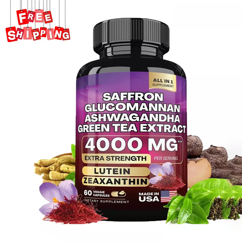 Pure Saffron Extract Capsules-Mood & Vision Pills-2 Month Supply 4000MG - Picture 12 of 12