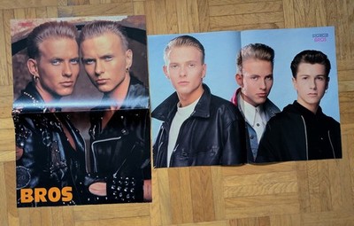Bros Luke Goss Matt Goss 2 Poster Clippings Songbook Sammlung Bravo Popcorn
