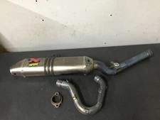 2003 03 Honda CRF450R  Akrapovic exhaust system silencer head pipe header