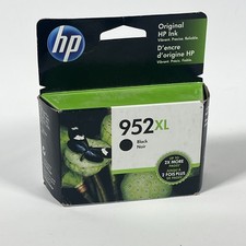 HP 952XL High Yield Ink Cartridge Black Factory Sealed EXP 2020