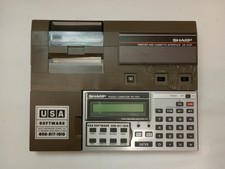 Sharp PC-1270 Pocket Computer CE-123P Printer and Cassette Interface Calculator