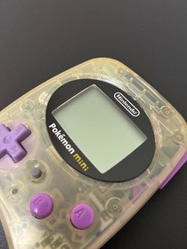 Nintendo Pokemon Mini Console MIN-001 Smoochum PURPLE USA Version Tested w/Game
