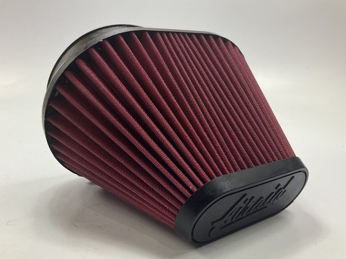 Airaid 721-484 Universal SynthaFlow Red Oval High Flow Air Filter - Picture 2 of 4