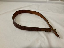 Vintage Circle Y 8685 Leather Tooled Western Belt Sz. 34 SEE PHOTOS 