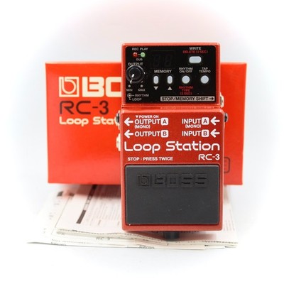 BOSS RC-3 Loop Station With Original Box Looper Phrase Recorder Pedal Z3A0616