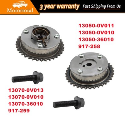 For 09-12 Toyota Camry RAV4 Sienna Venza Scion tC 2.5L 2pcs Camshaft Sprocket