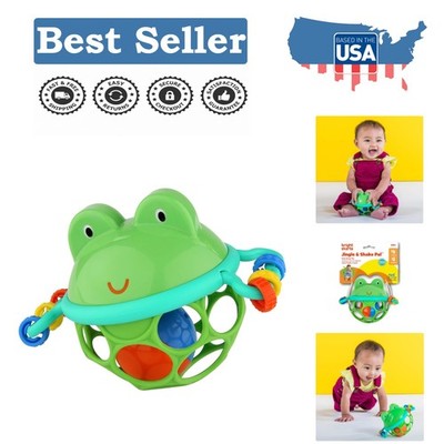 BPA-Free Baby Rattle Toy: Oball Jingle & Shake Pal for Newborns & Toddlers