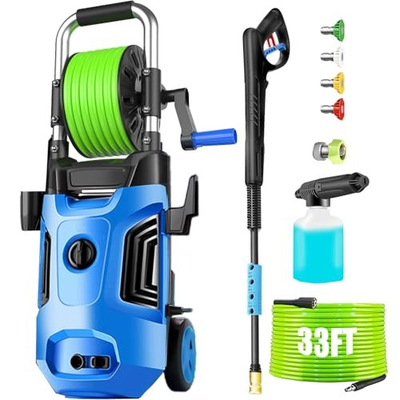 #ad Electric Pressure Washer 4800 PSI 4.0 GPM Power Washers Electric Navy Blue $416.50