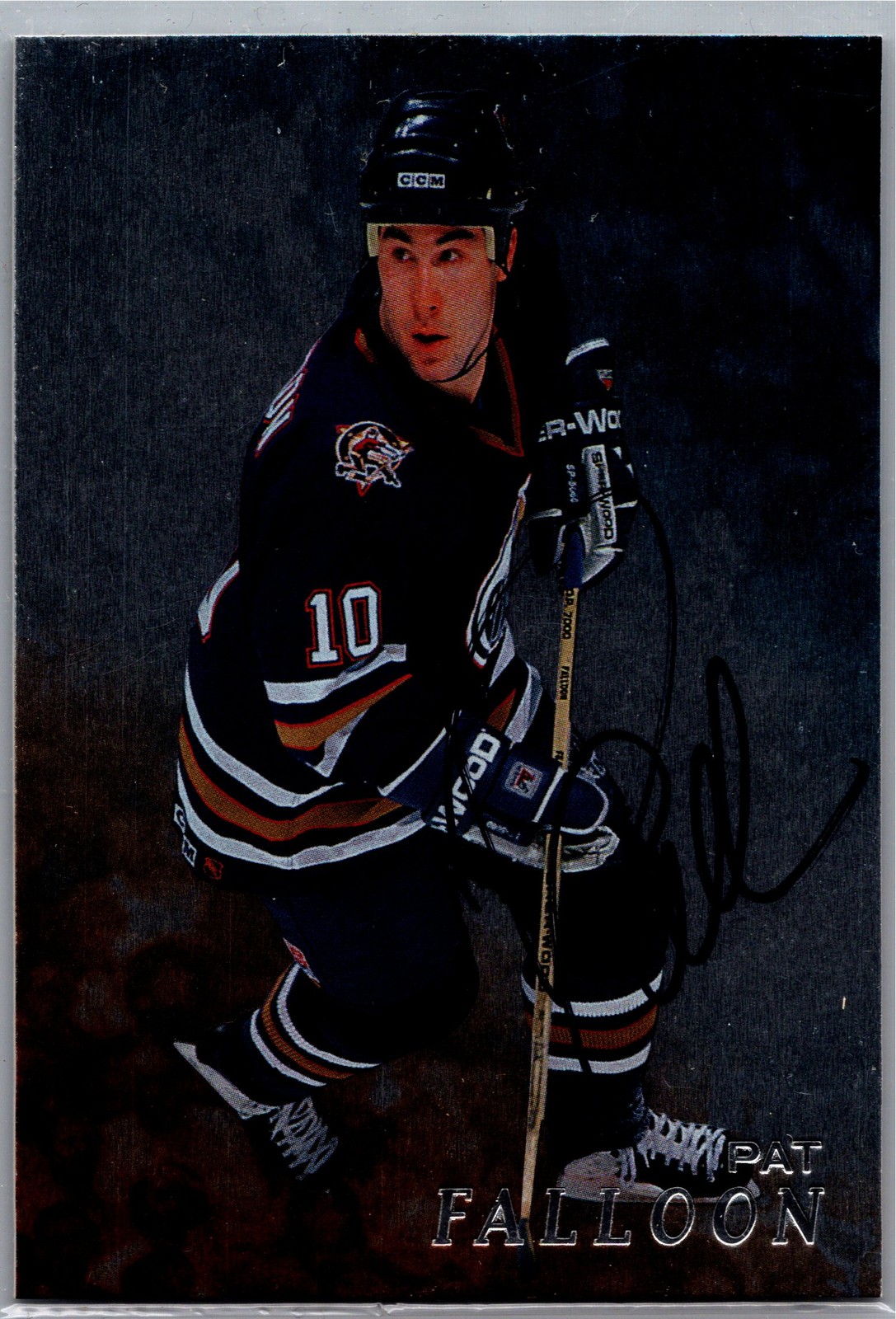 1998-99 Be a Player #205 Pat Falloon Autographs Ottawa Senators