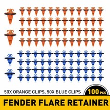 100pcs Fender Flare Retainer Clips 75495-35010 For 2007-2014 Toyota Fj Cruiser
