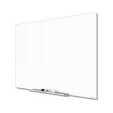 Quartet Dry Erase Board, 50" x 28" Glass Magnetic Whiteboard, Wide Format, Ho...