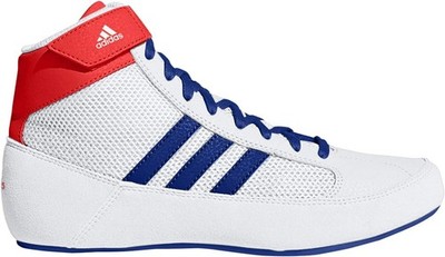 Mens HVC Wrestling Shoes White/Royal/Red 13