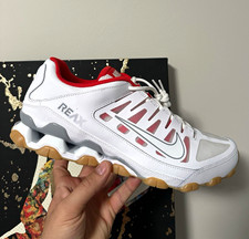 Nike Reax 8 TR Mesh White/Wolf Grey/Chile Red Men  s Shoes US 12.5 621716-103
