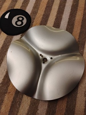 One ANTERA Silver 5-7/8'' WHEEL CENTER CAP HUB #191 150 001  No Logo Drill Error.