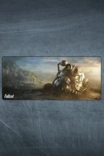 Fallout Power Armor Helmet Playmat Games Desk Mat Gaming Mouse Pad