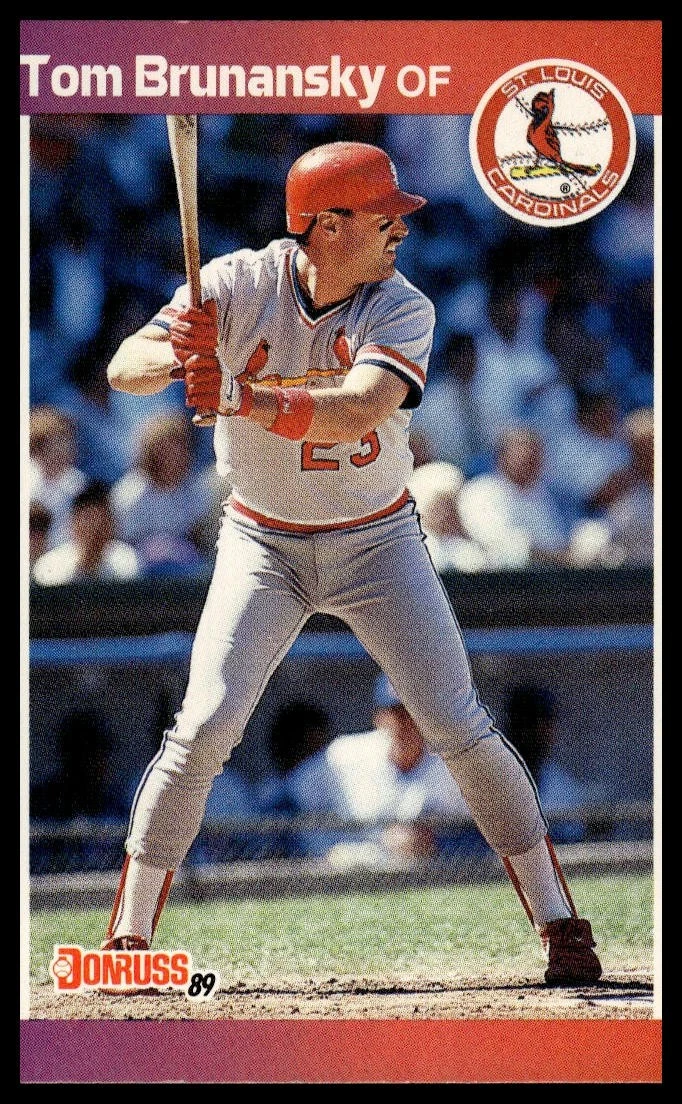 Tom Brunansky trading card
