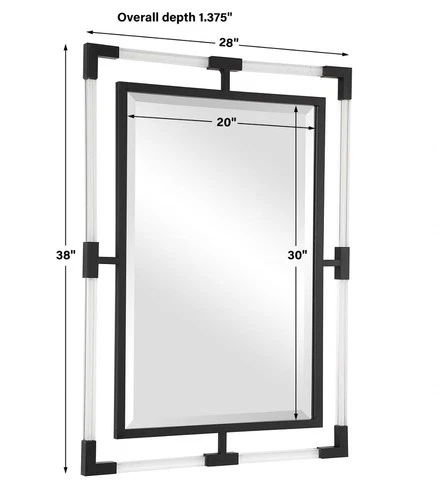 Balkan - 38 Inch Mirror Uttermost 09713 - Picture 5 of 5