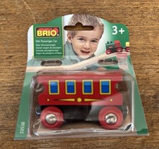 33538 BRIO Wooden Train Old Passenger Car NIB Thomas 