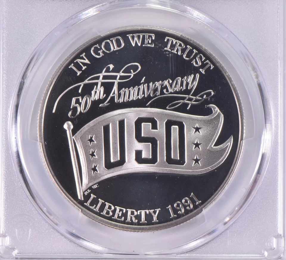 PR70 1991-S DCAM USO Commemorative Silver Dollar PCGS *1144 - Image 3 of 4