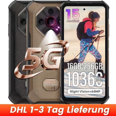 Ulefone Armor X16 Pro Outdoor 5G AI Smartphone 10360mAh 16GB+256GB 120Hz Handy