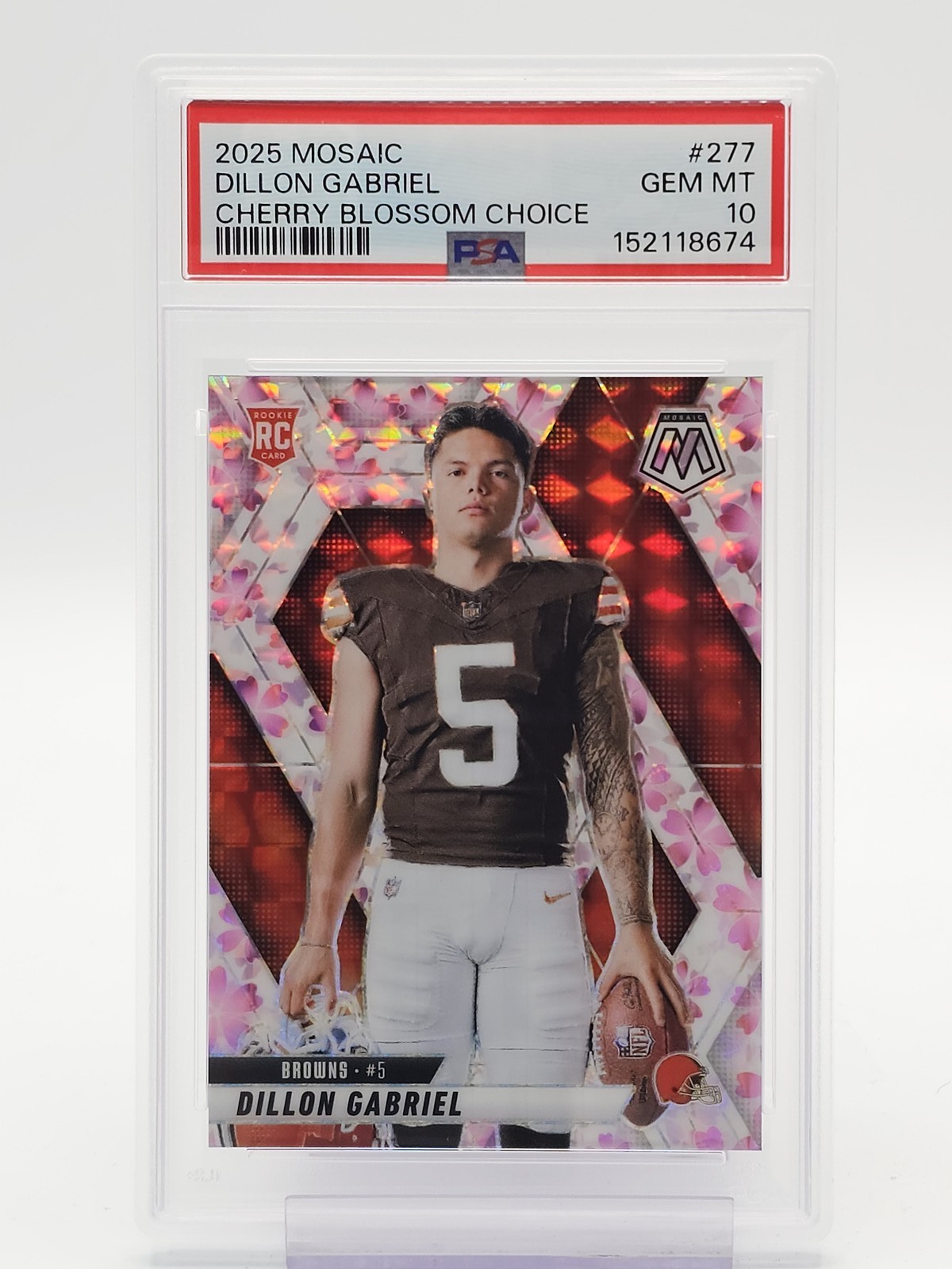 Dillon Gabriel Panini Mosaic #277 Cherry Blossom Choice