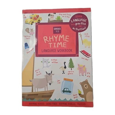 New Rhyme Time Language Workbook Grades 1-3 Learn Language Practice Homeschool 